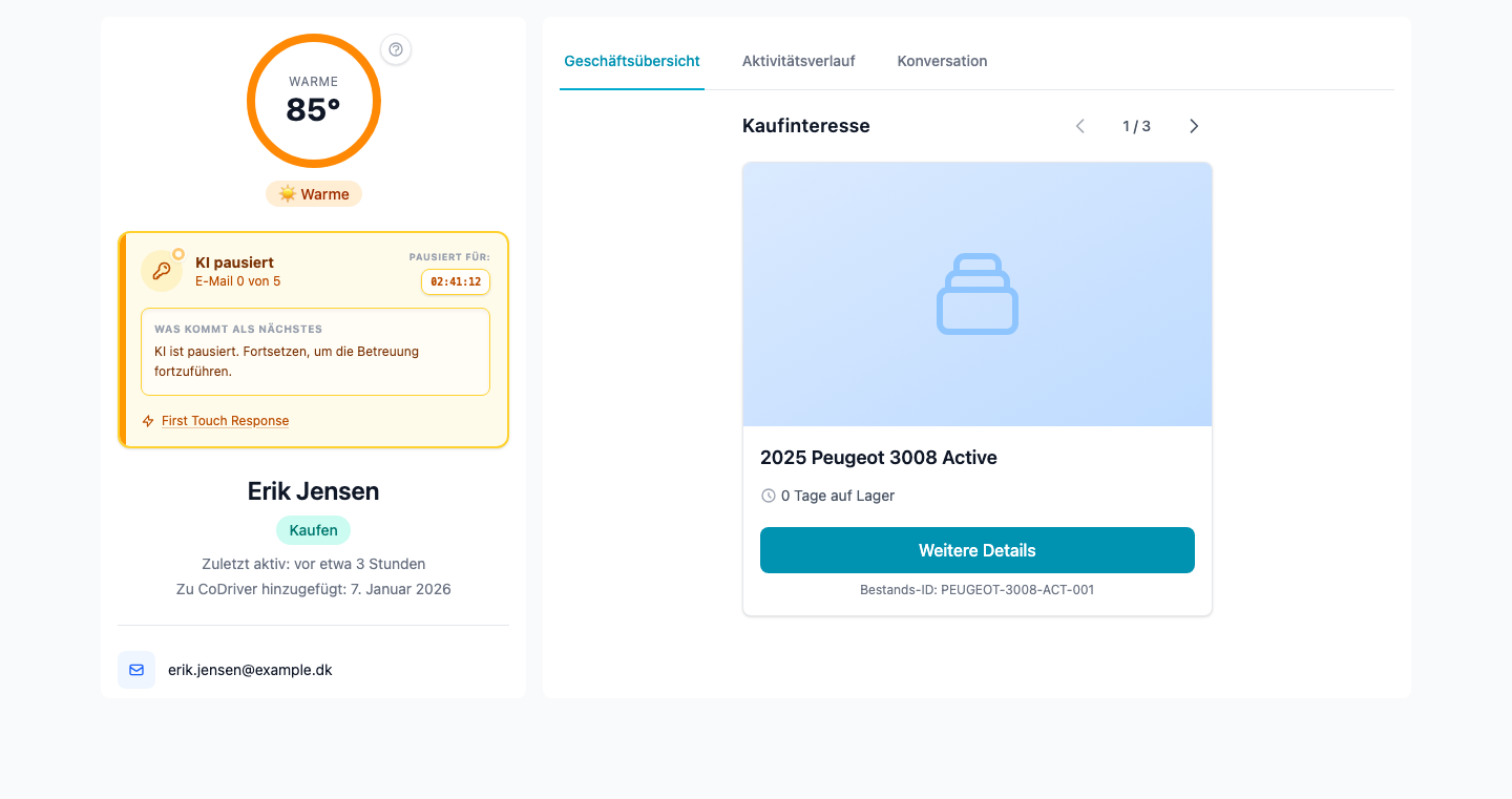 Tracking von Multi-Fahrzeug-Interesse